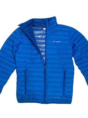 COLUMBIA OMNI-HEAT Duck Down Feather Winter Puffer Parka Jacket Coat Mens Small